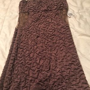 Strapless going out dress with lace on the sides!